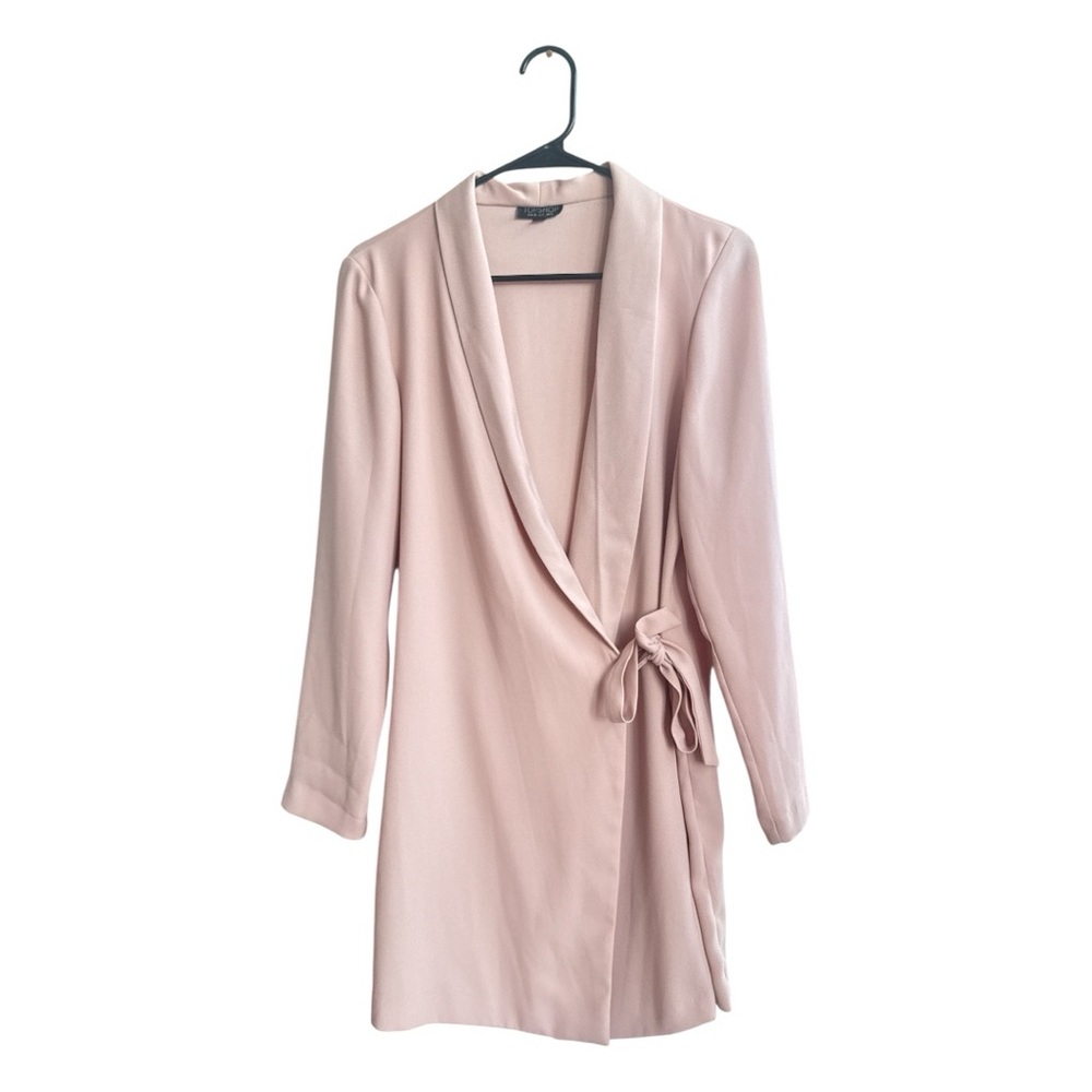 Topshop side tie blazer dress size 6